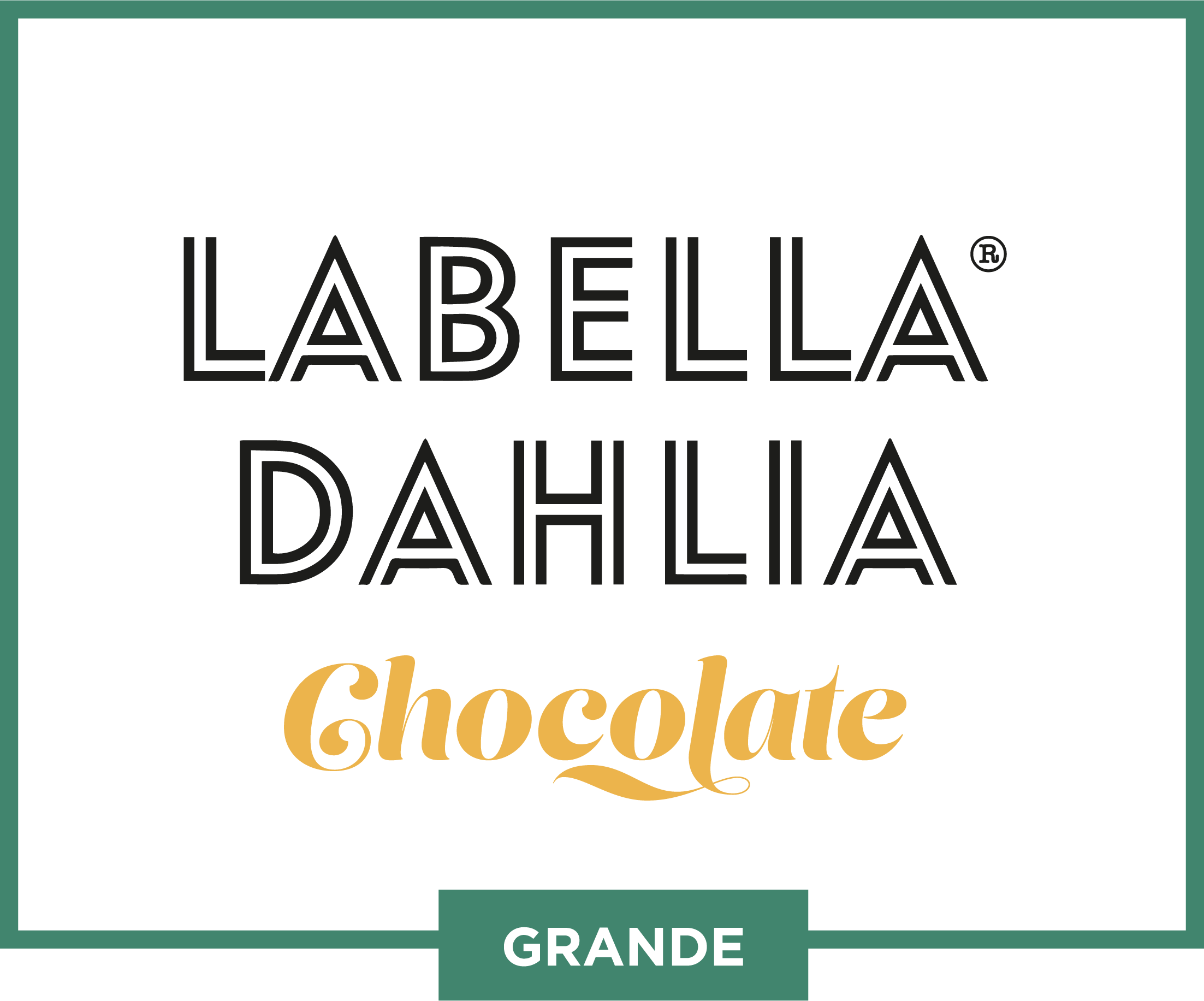 Logo LaBella Dahlia Grande Chocolate Logo LaBella Dahlia Grande Chocolate